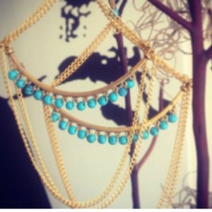Turqouise chandelier earrings